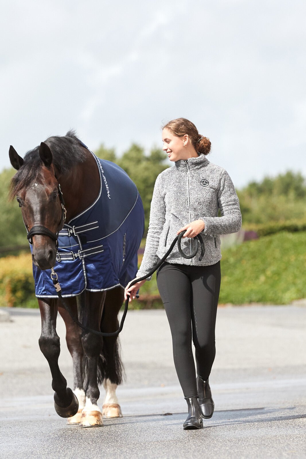 Equipage Miles zip riding jacket - Unamari