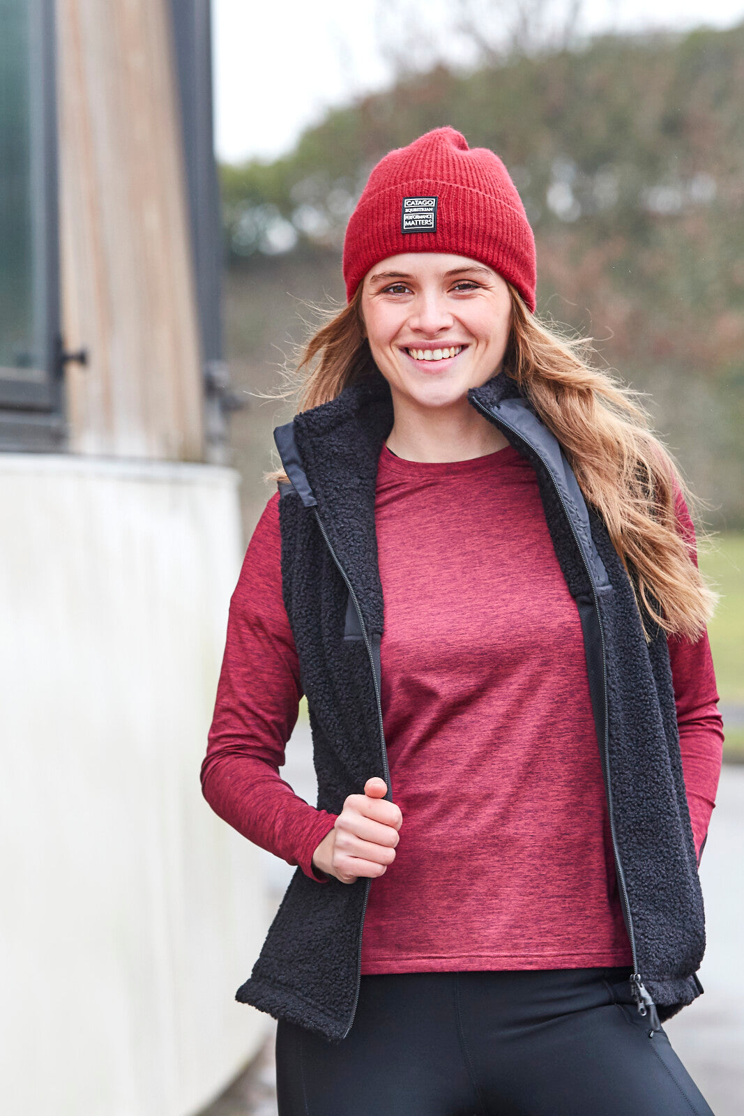 CATAGO Audrey langærmet ridebluse