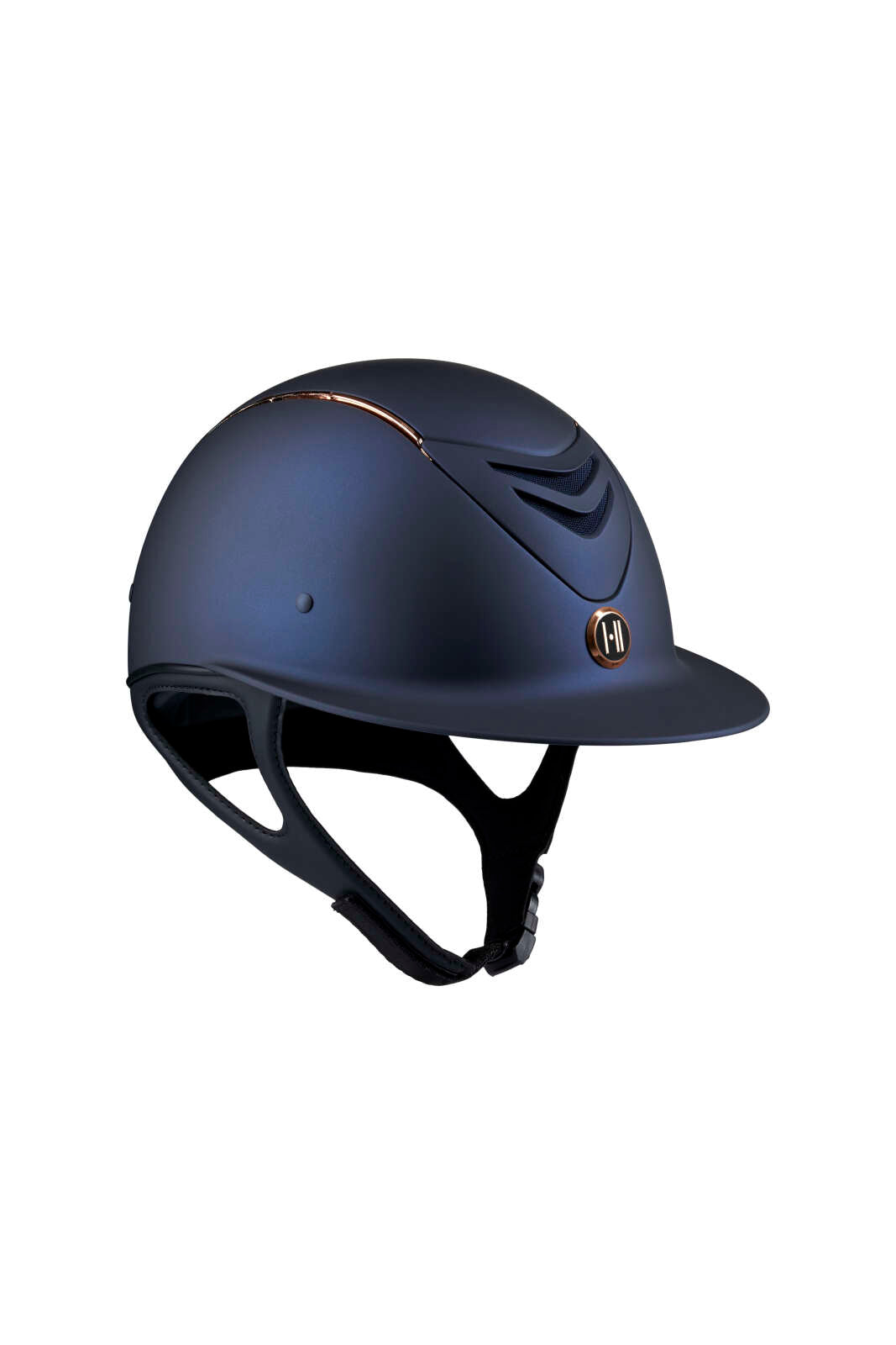 One K Avancé riding helmet - matt top, rosegold pipe
