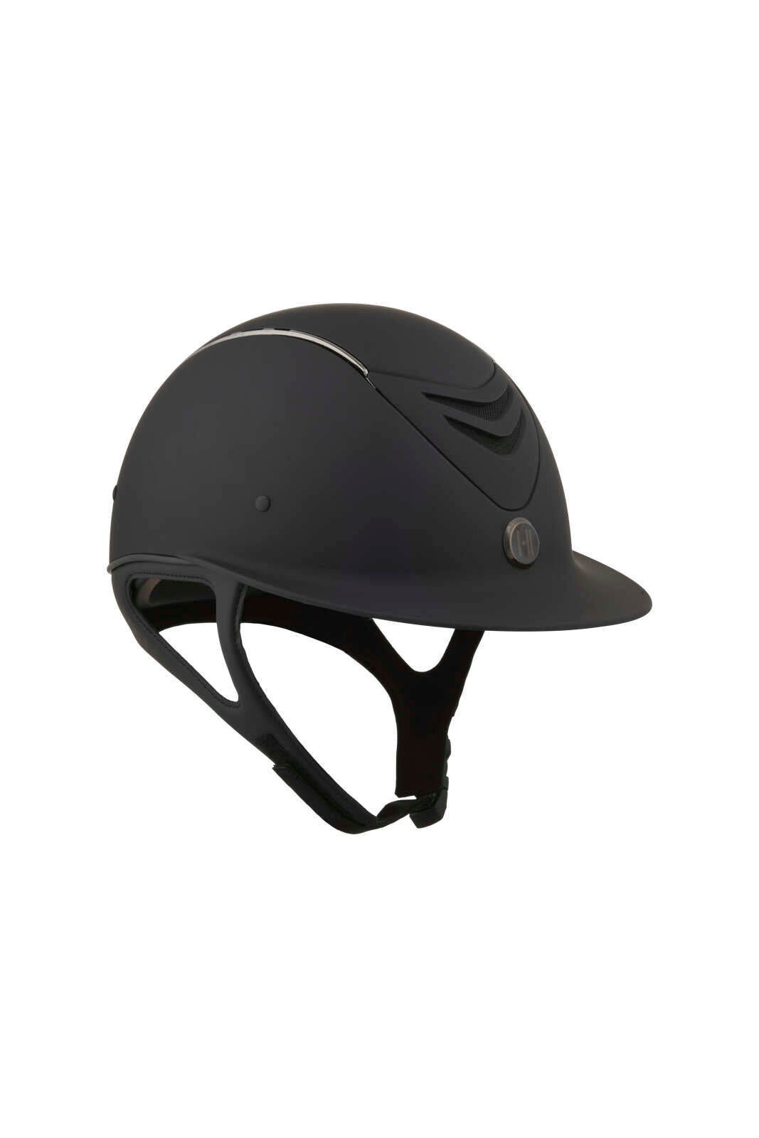 One K Avancé-ridehjelm - mat top, chrome pipe