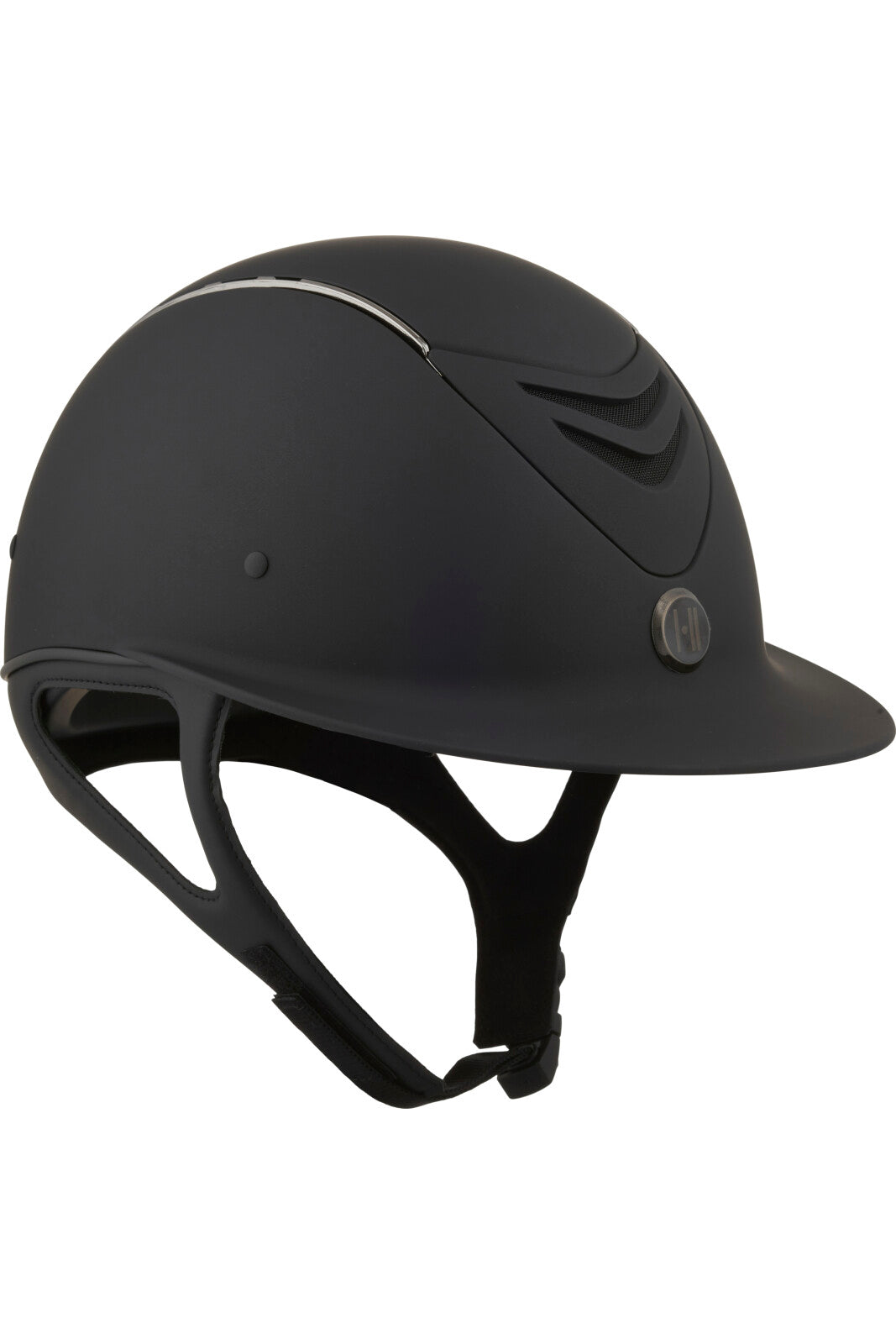 One K Avancé riding helmet - matt top, chrome pipe