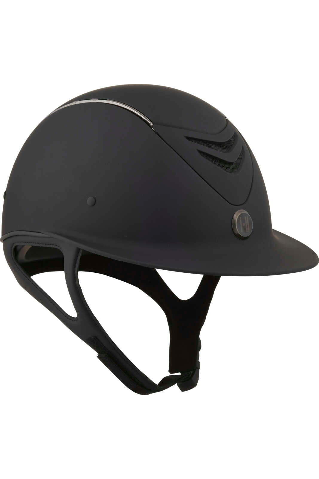 One K Avancé riding helmet - matt top, chrome pipe