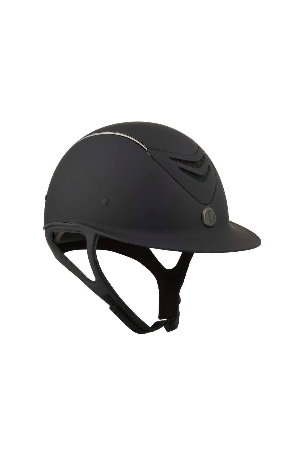 One K Avancé-ridehjelm - mat top, chrome pipe