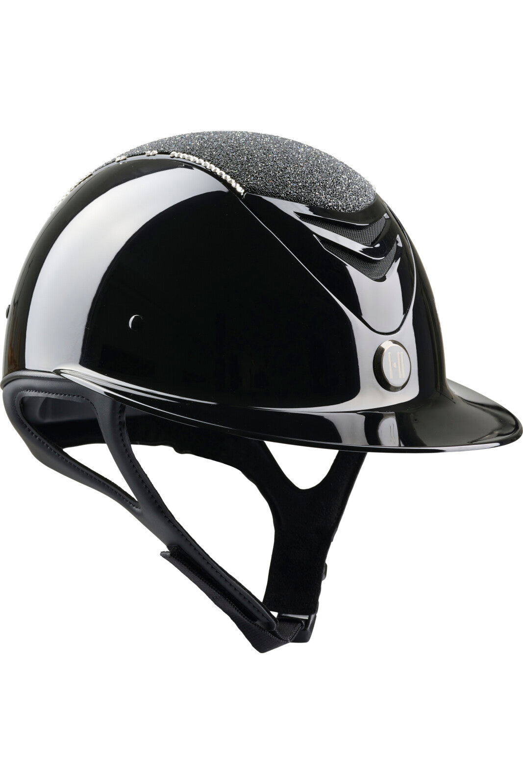One K Avancé riding helmet - glitter top, swarowski pipe