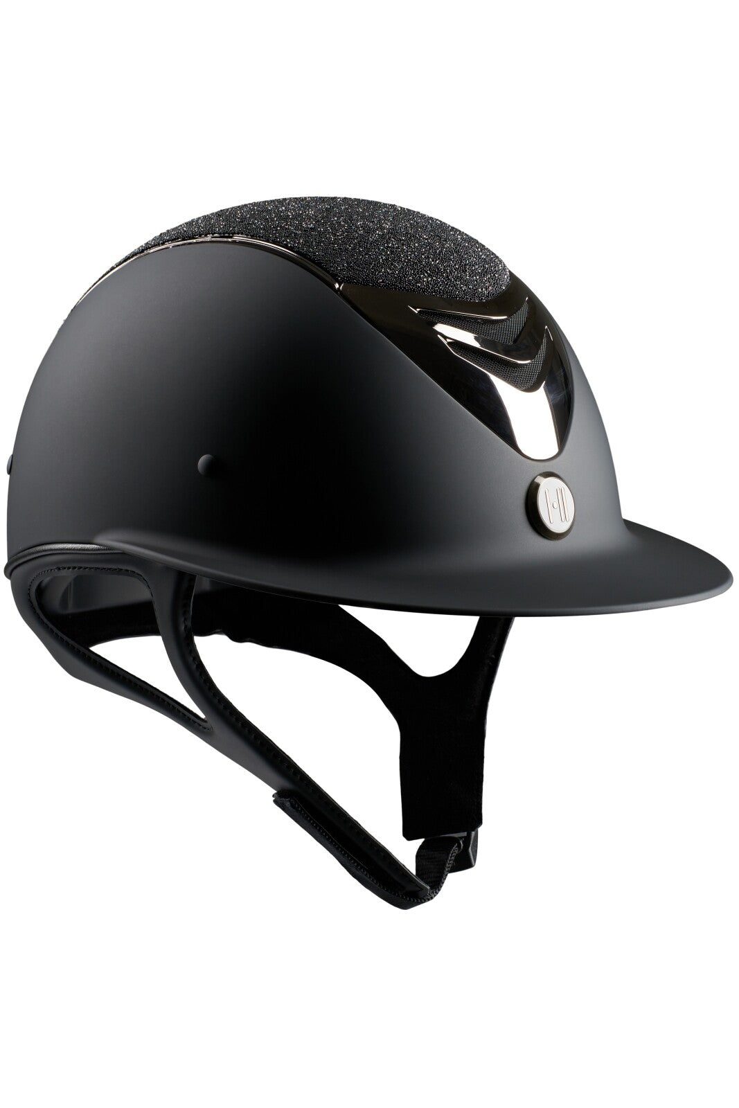 One K Avancé ridehjelm - glitter top, krom pipe