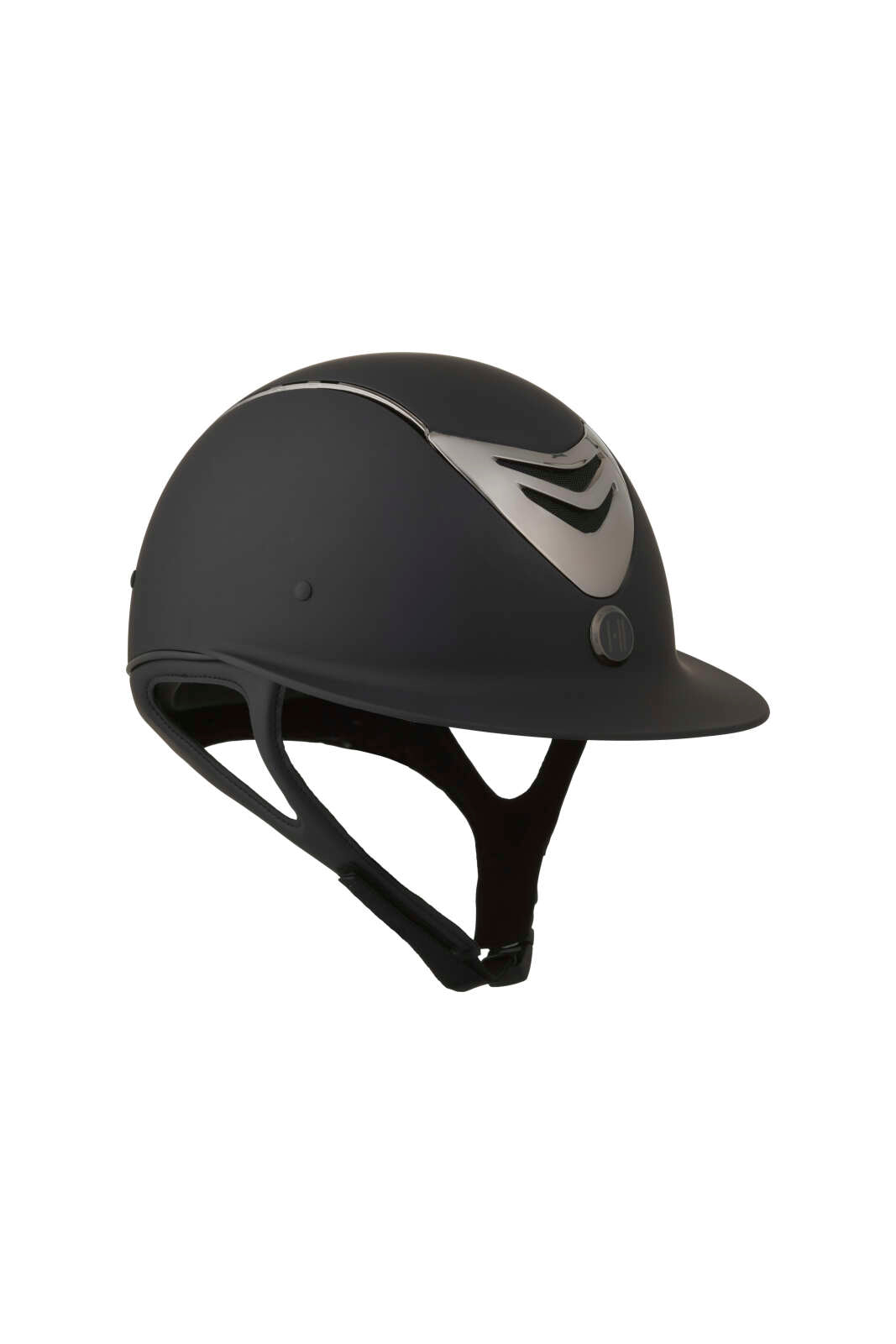 One K Avancé ridehjelm - mat top, krom front/pipe