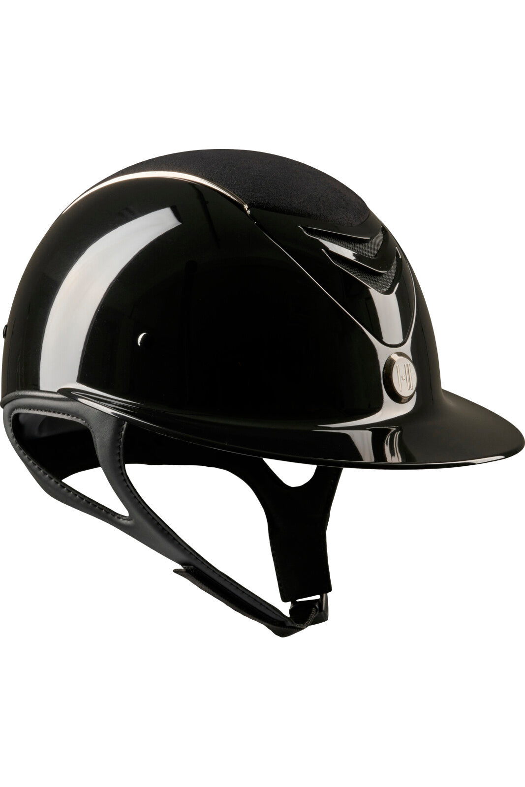 One K Avancé riding helmet - chamude top, chrome pipe