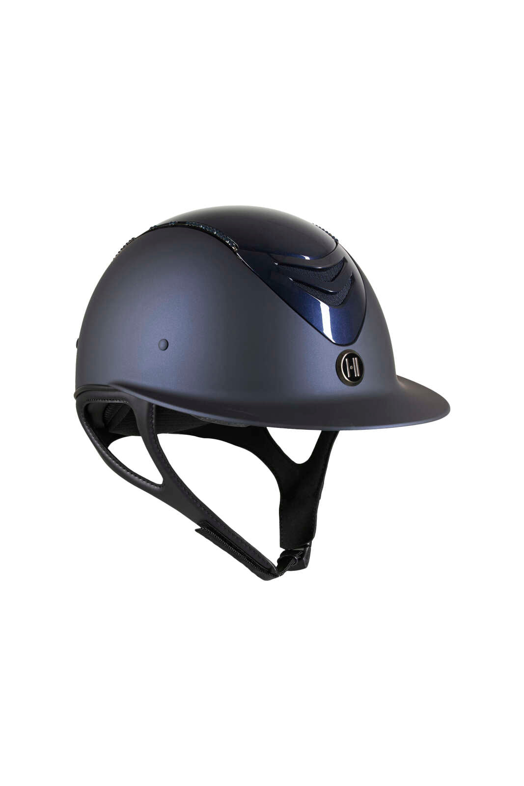 One K Avancé riding helmet - glossy top, swarowski pipe