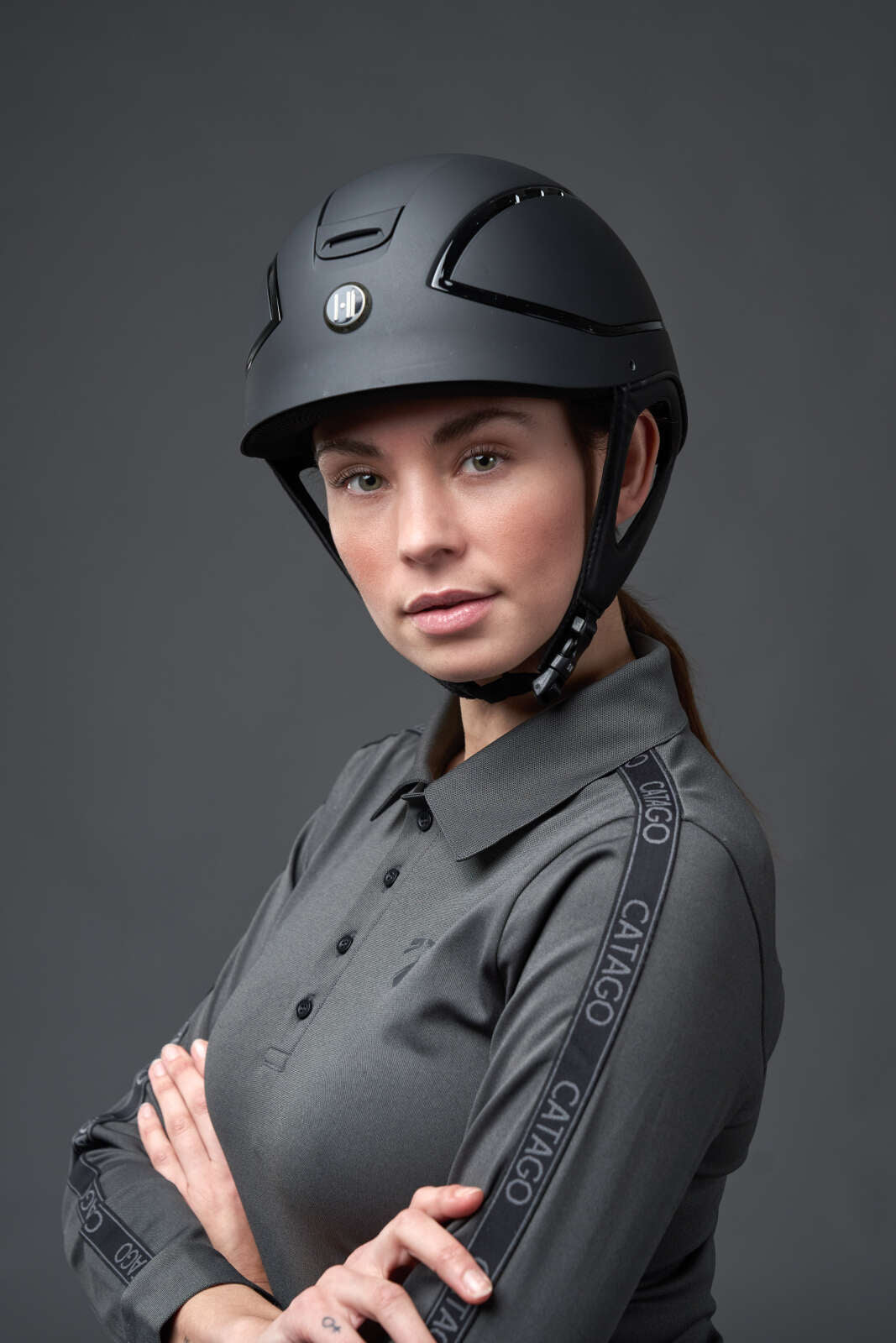 One K Xtreme ridhjälm - Glänsande detaljer