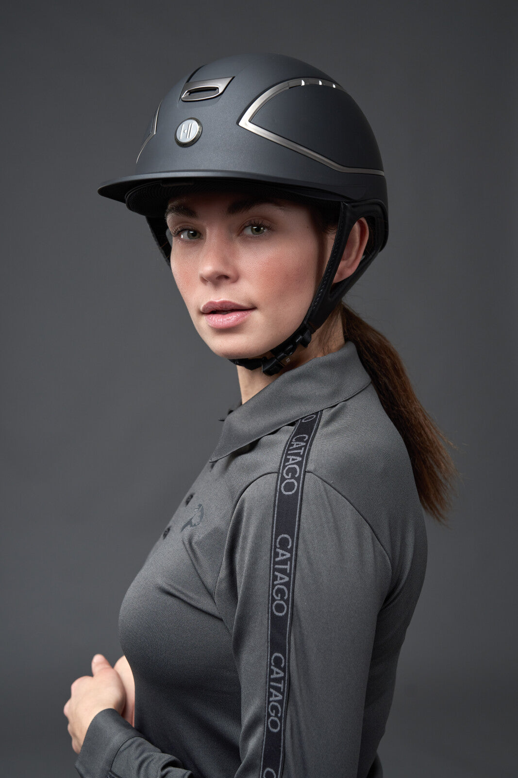 One K Xtreme ridehjelm - Chrome details