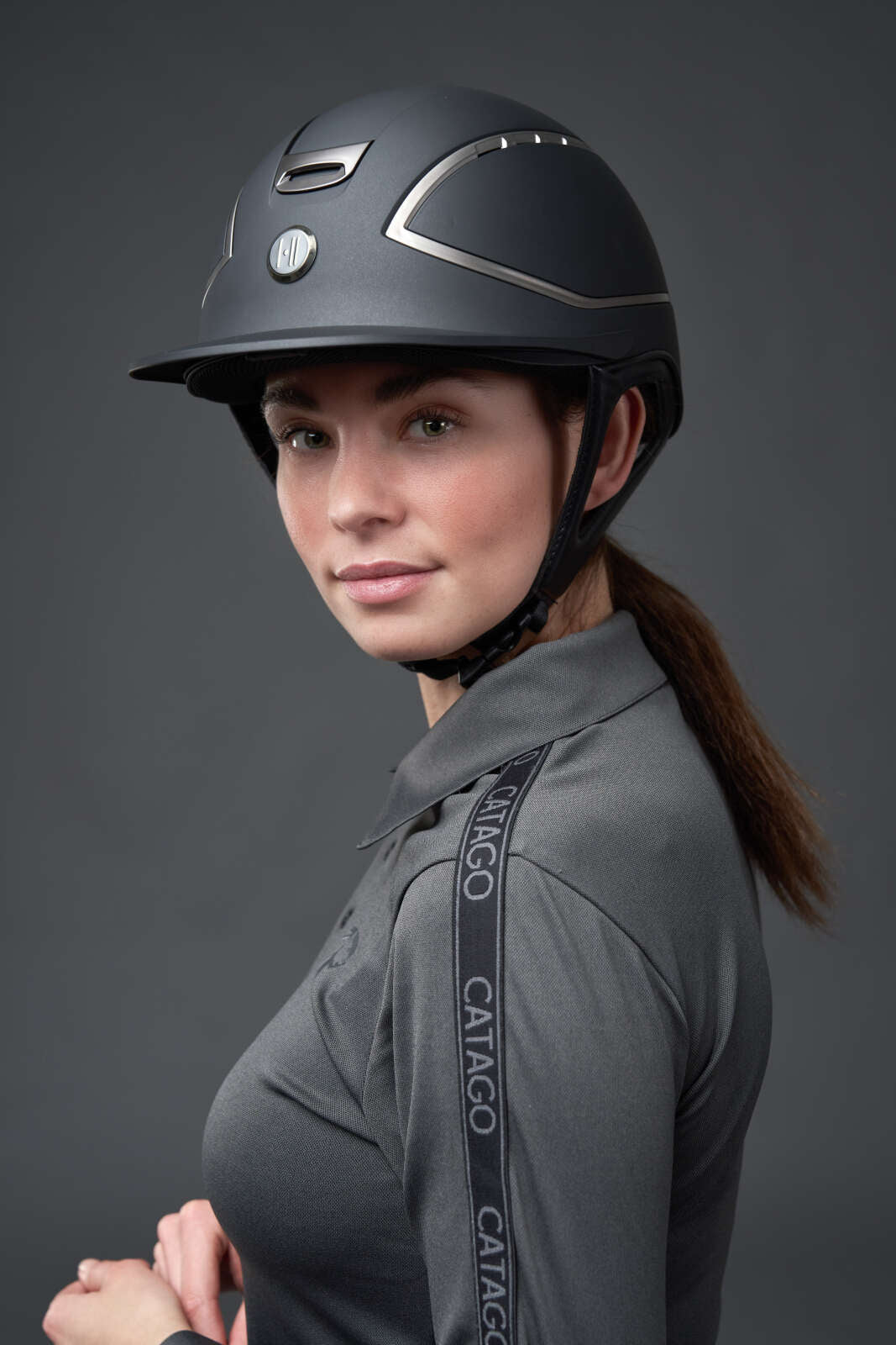 One K Xtreme ridehjelm - Chrome details