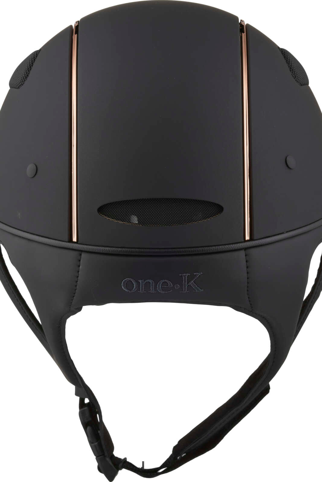 One K Defender Pro-ridehjelm - mat top, rosegold pipe