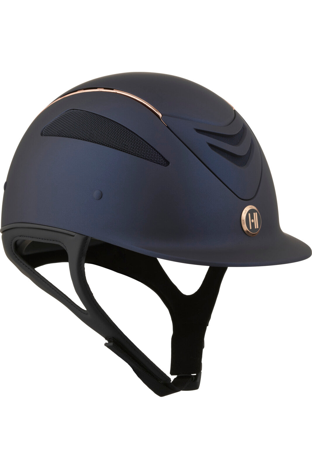 One K Defender Pro ridehjelm - mat top, rosegold pipe