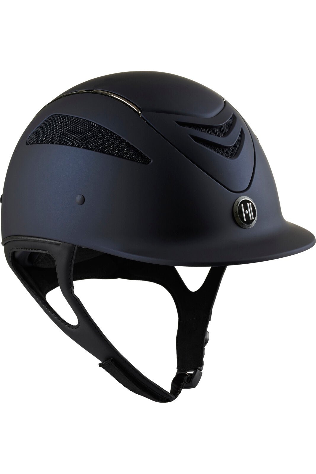 One K Defender Pro riding helmet - matt top, chrome pipe
