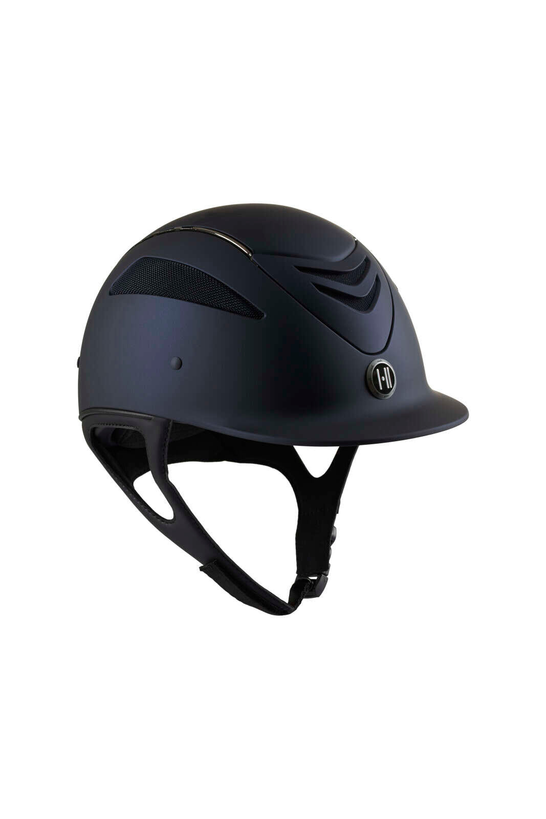 One K Defender Pro-ridehjelm - mat top, krom pipe