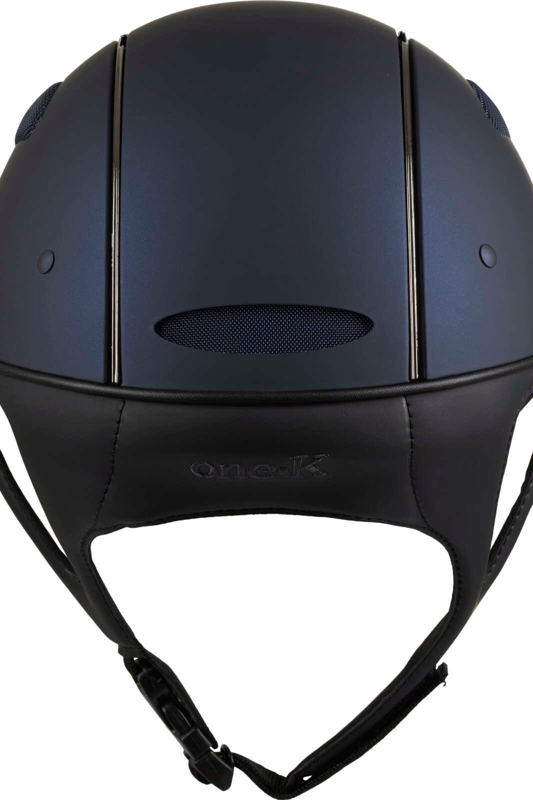 One K Defender Pro-ridehjelm - mat top, krom pipe