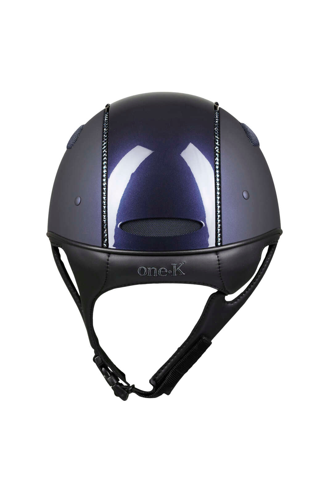 One K Defender Pro-ridehjelm - glossy top, swarovski pipe