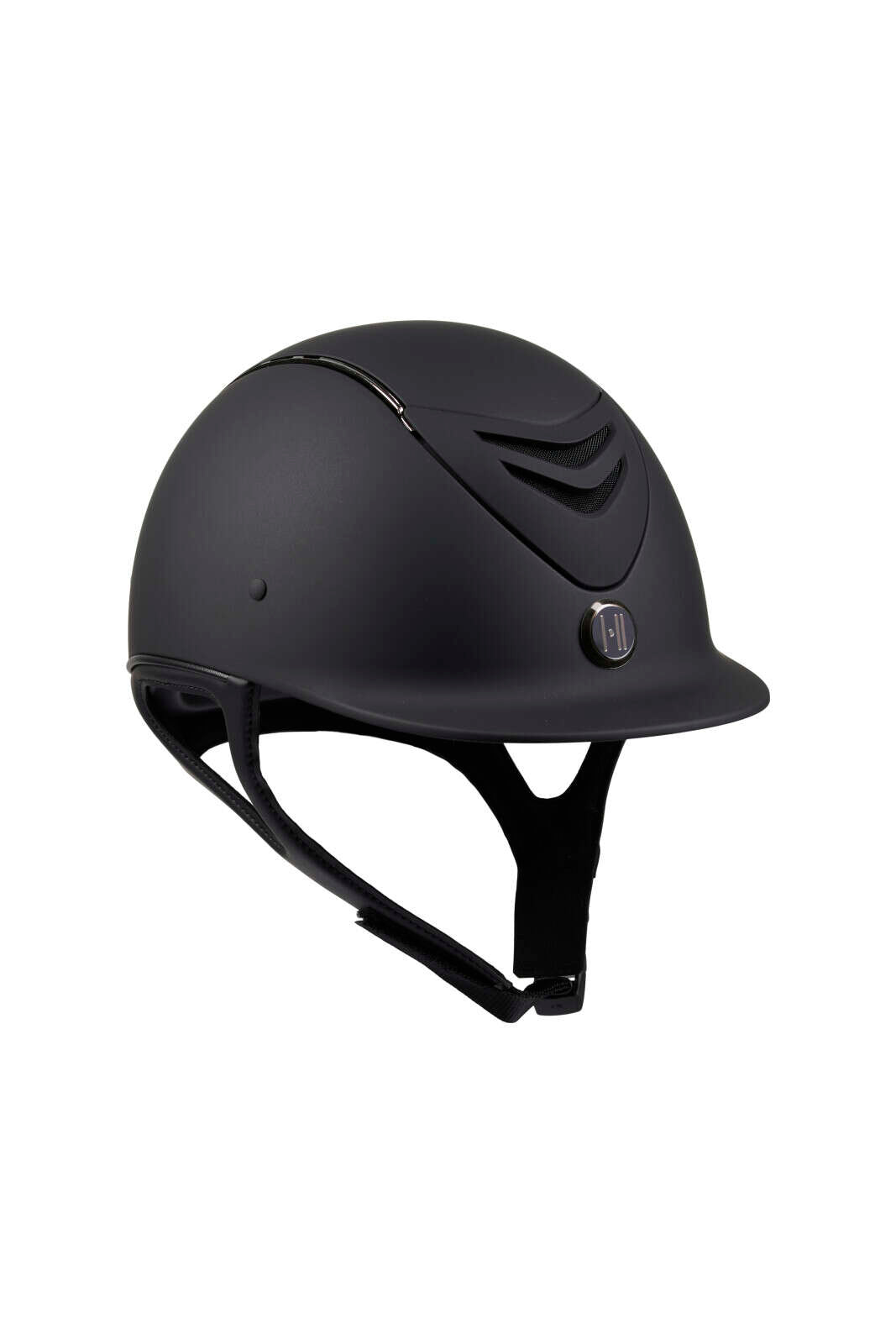 One K MIPS Defender-ridehjelm - mat top, krom pipe