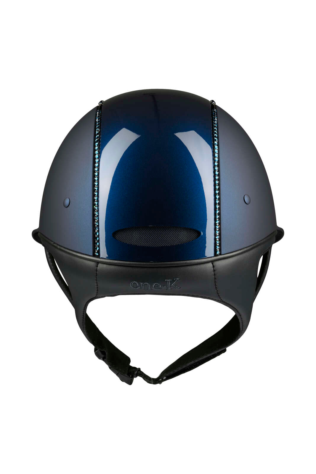 One K Mips Avancé ridehjelm - glossy top, swarovski pipe