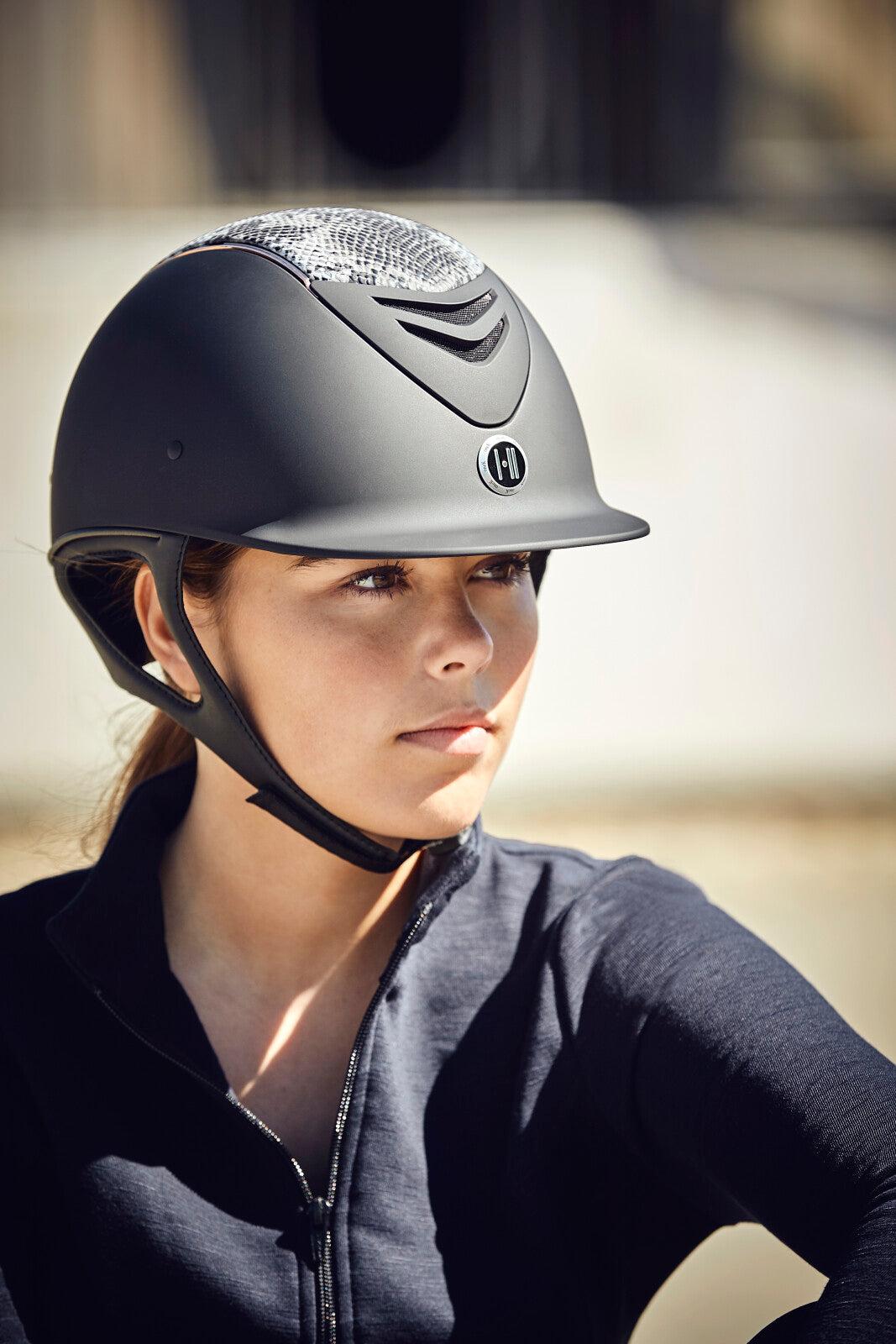 One K Defender Convertible riding helmet - Matt