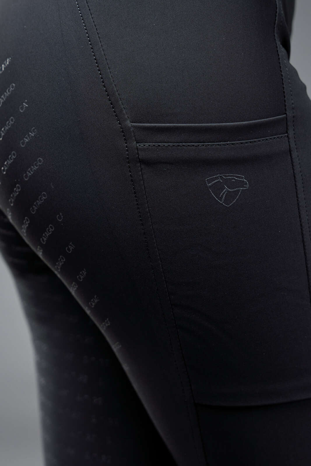 Catago River-ridetights med bæltestrop fullgrip