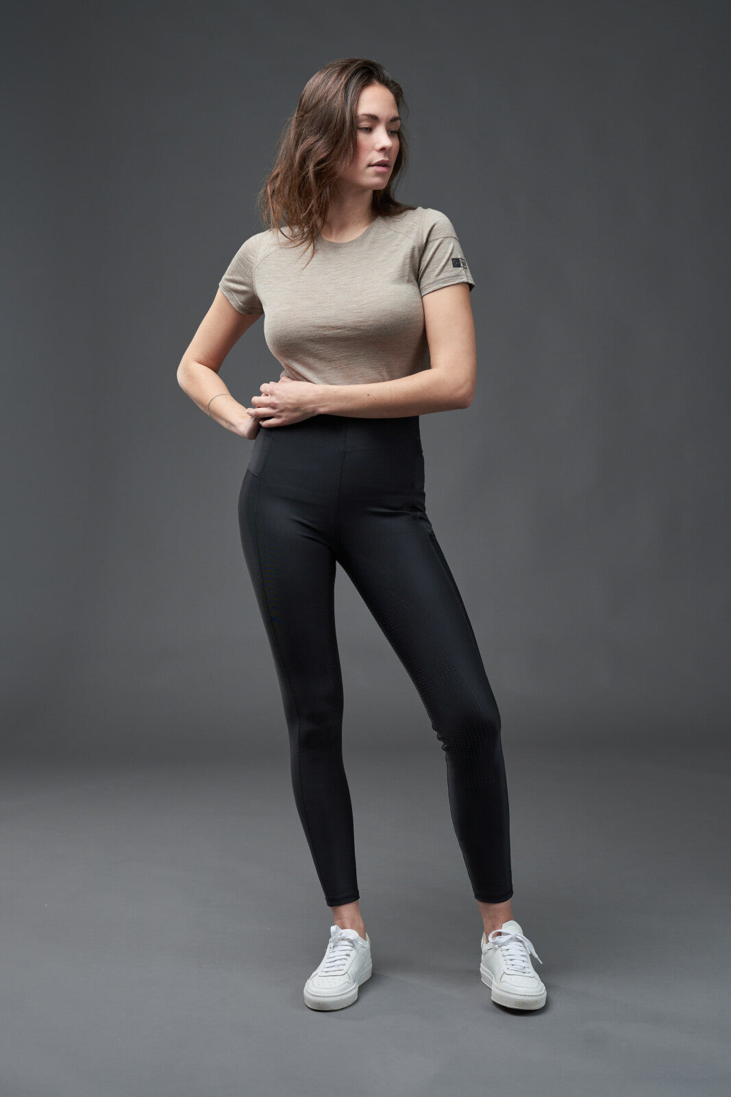 CATAGO Aroy ridtights med hög midja & fullgrip