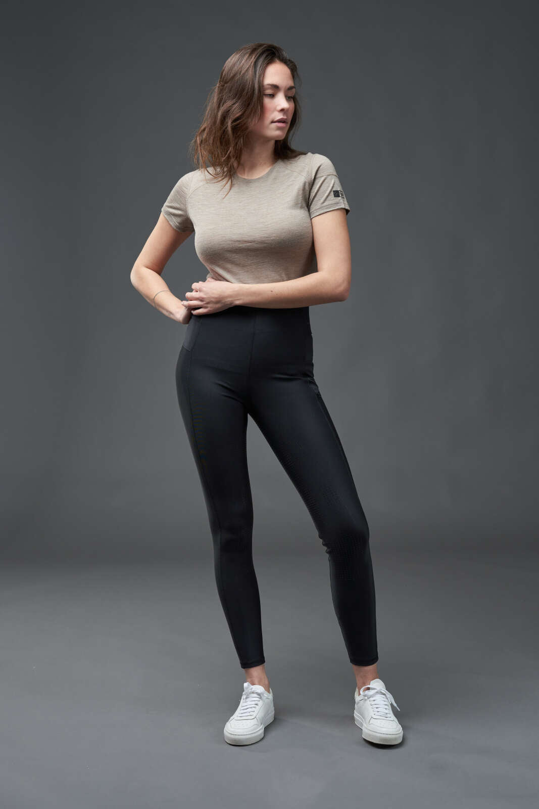 CATAGO Aroy ridetights med høj talje & fullgrip