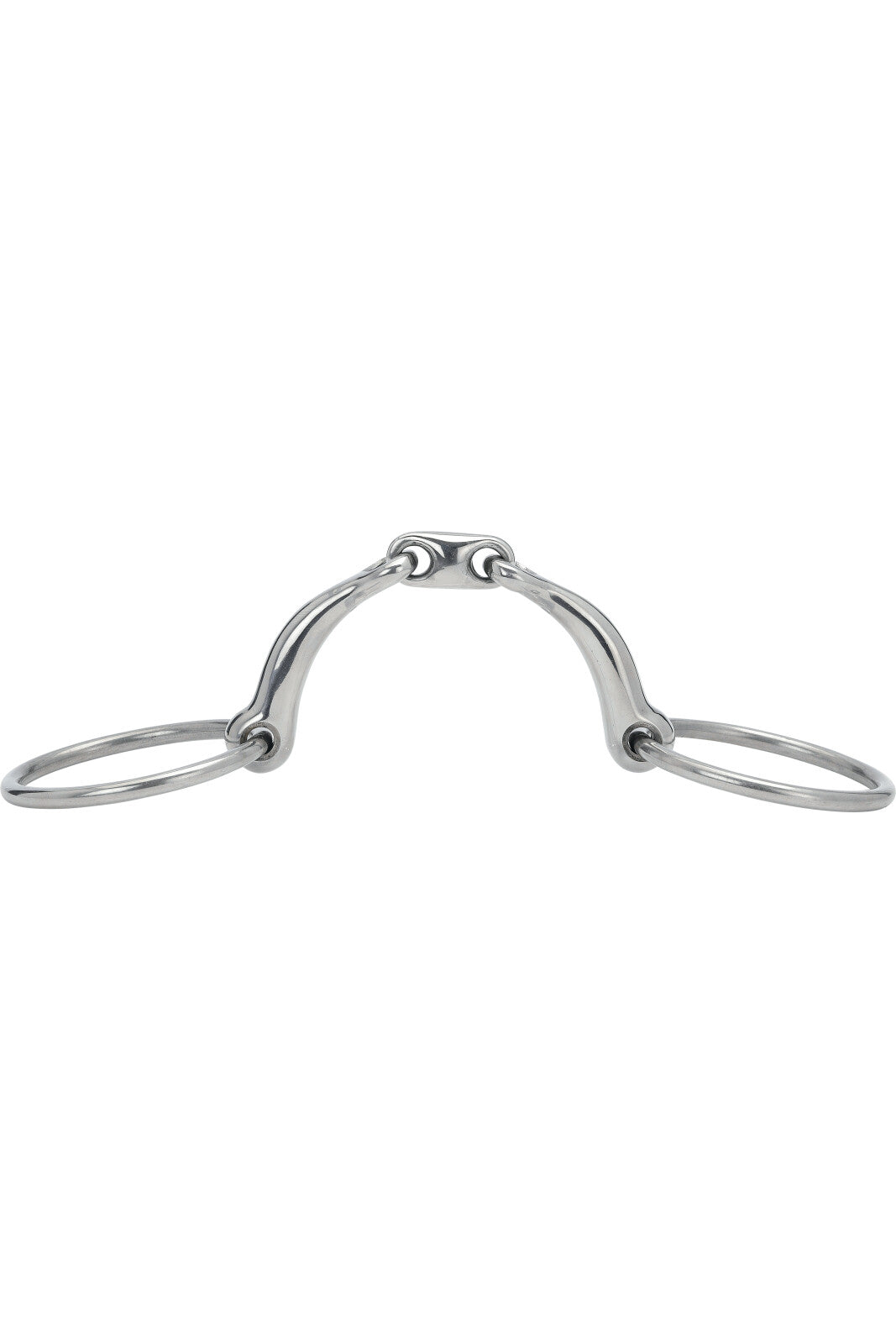 HorseGuard Curved double jointed snaffle bit 14 mm