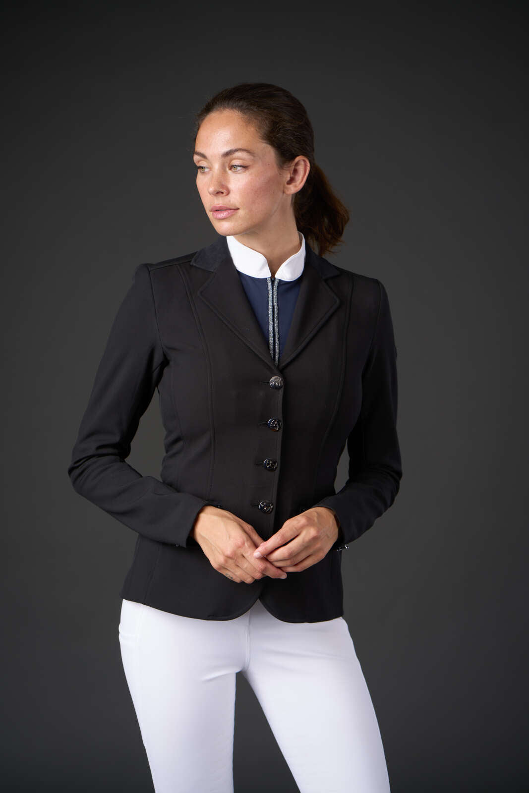 CATAGO Vinica ridebluse med half-zip
