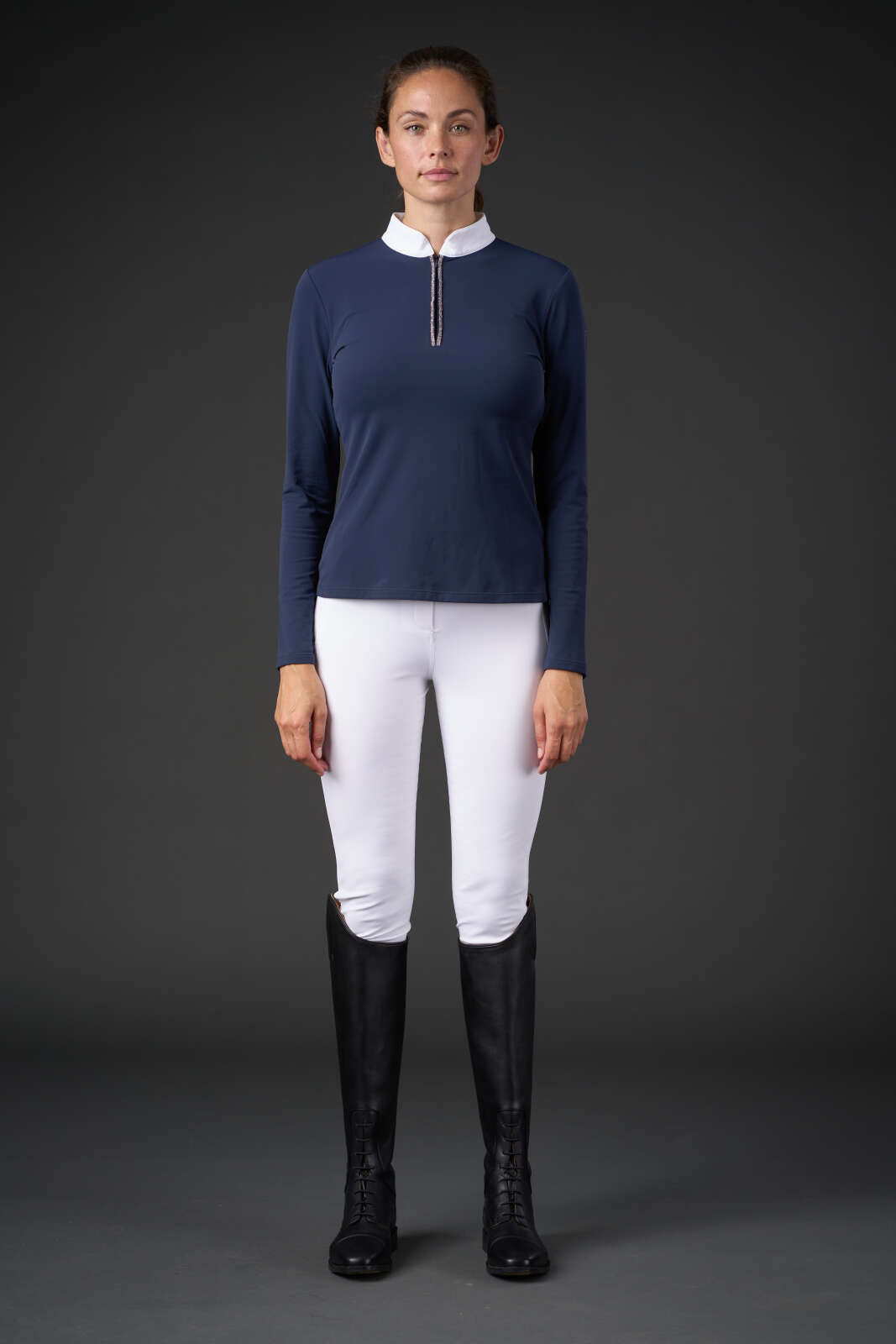 CATAGO Vinica ridebluse med half-zip