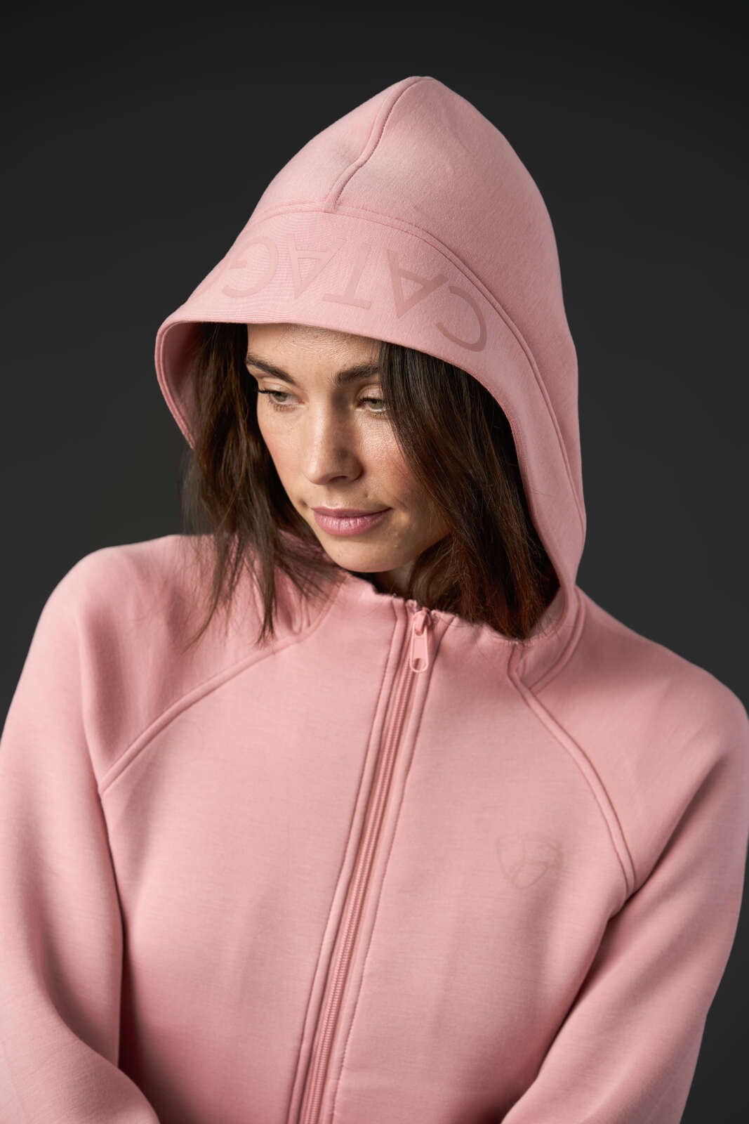 Catago Amara hoodie med dragkedja
