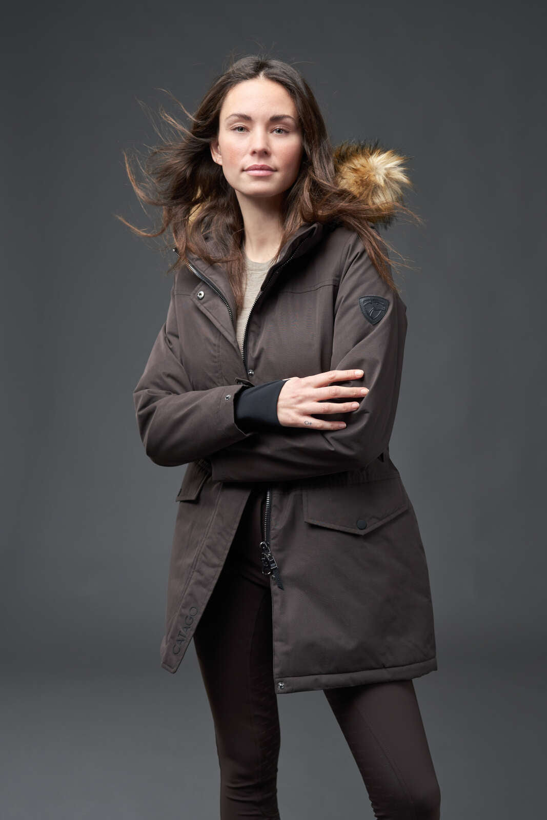 CATAGO Amy parka winter riding coat