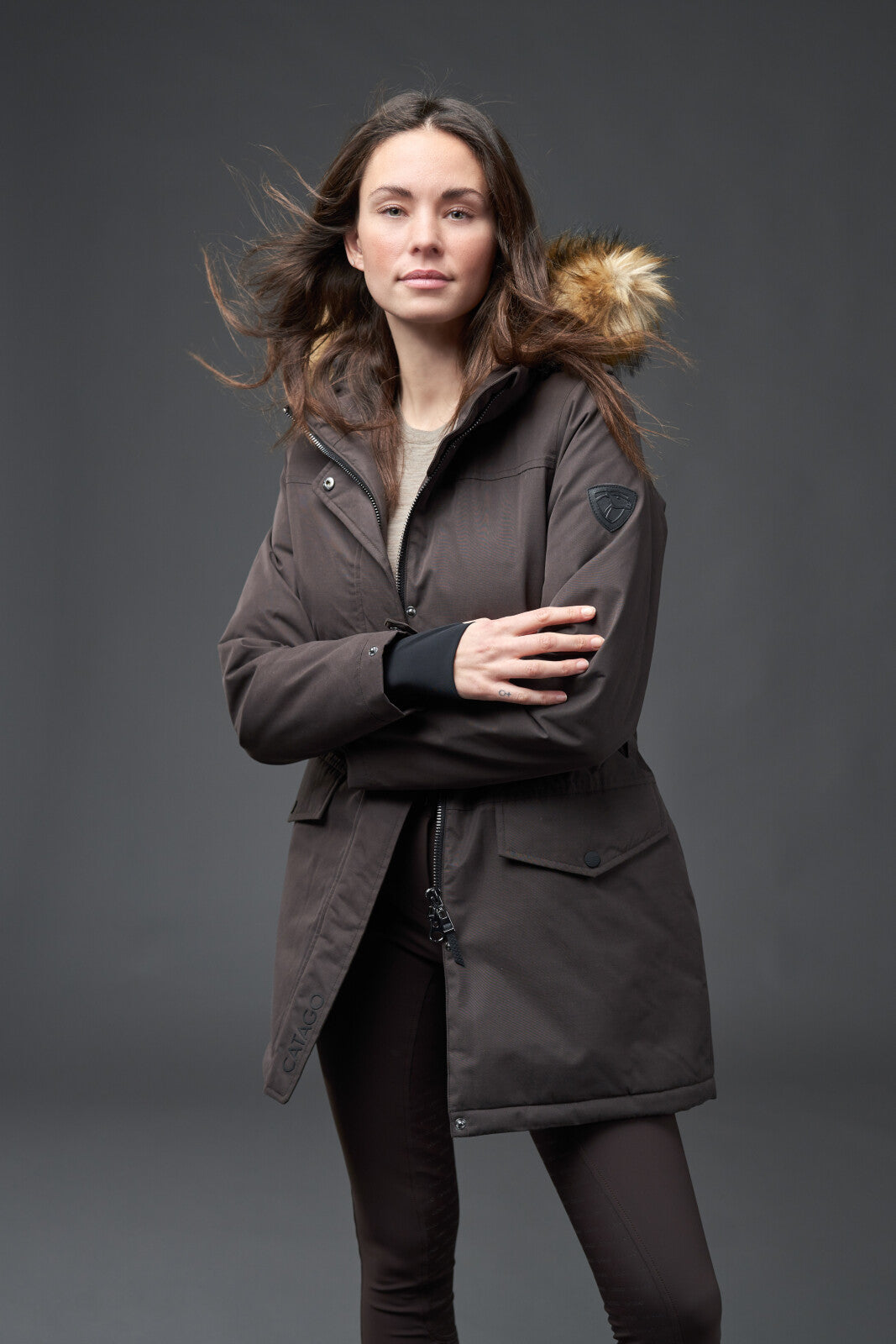 CATAGO Amy parka winter riding coat
