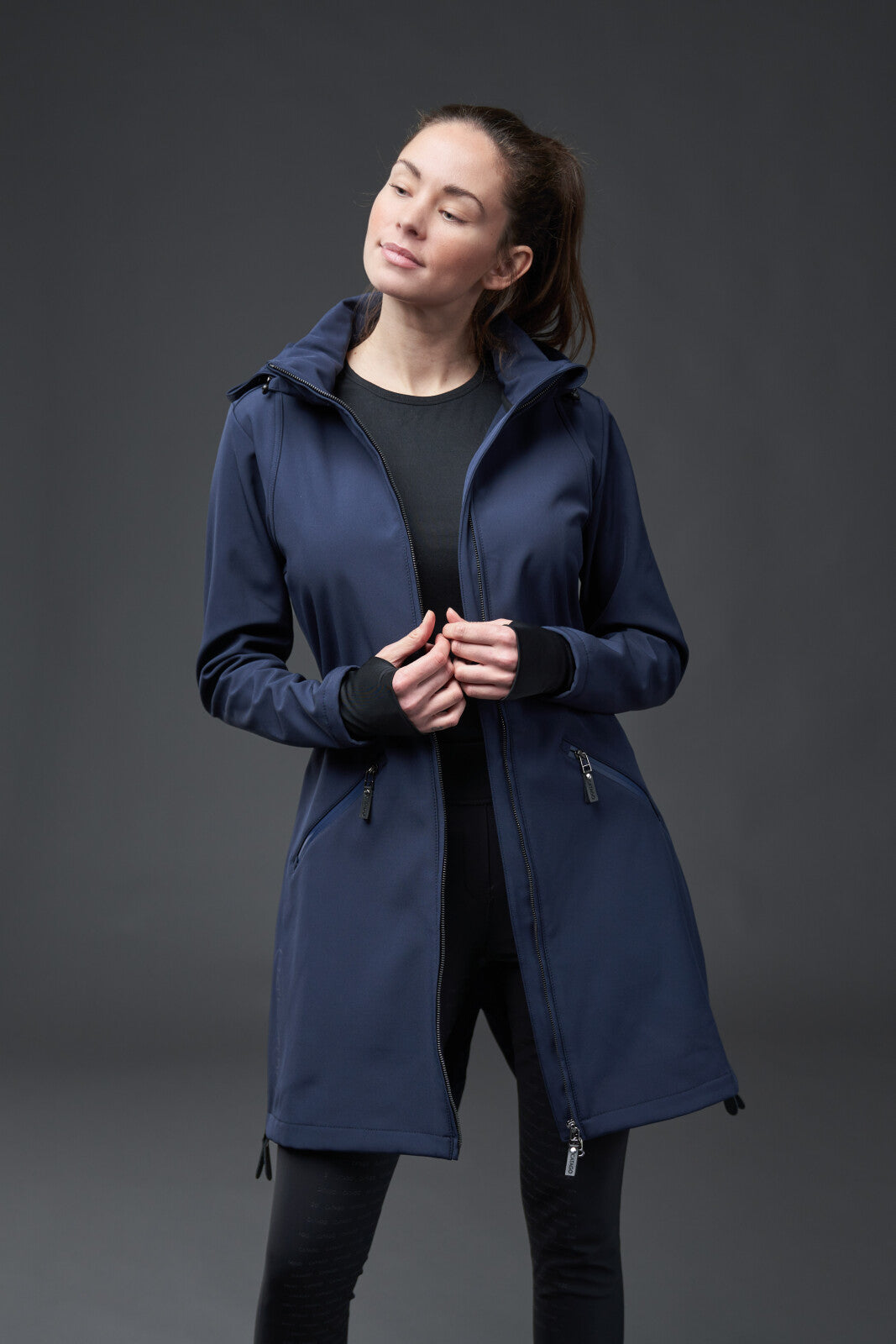 CATAGO Abby long soft shell riding jacket