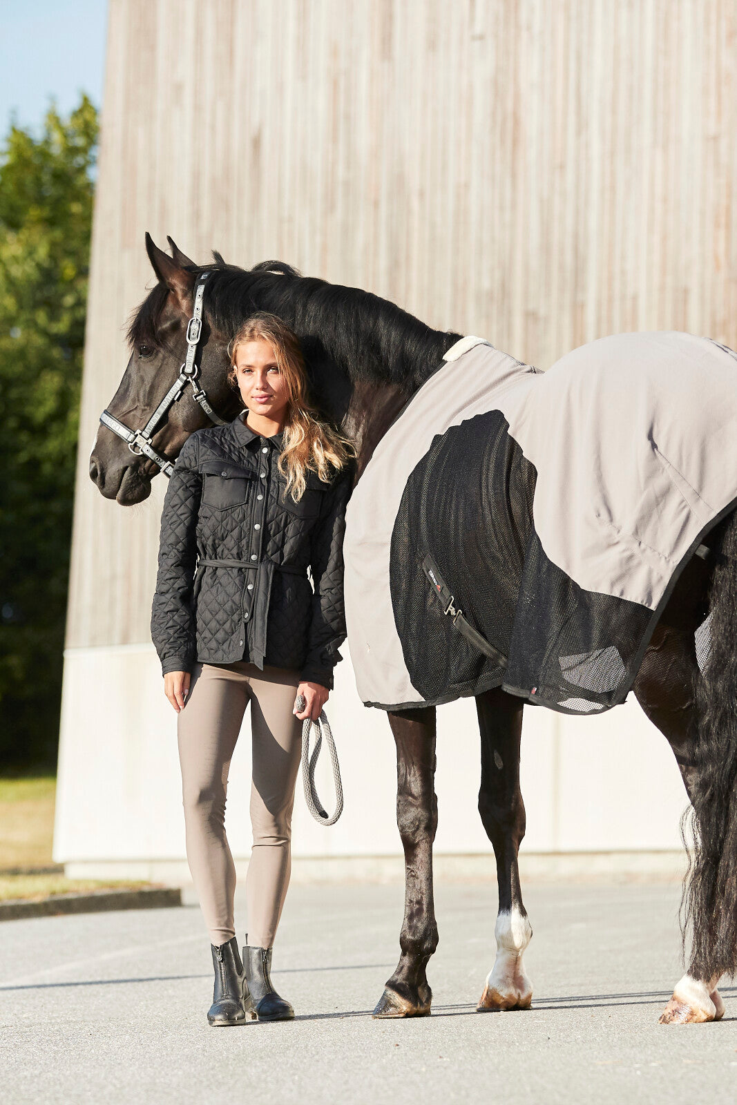 CATAGO Pearl quilted riding jacket