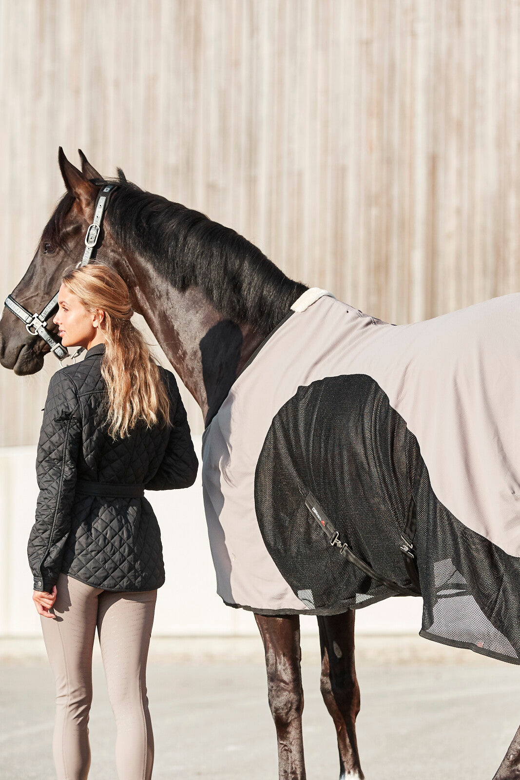 CATAGO Pearl quilted riding jacket