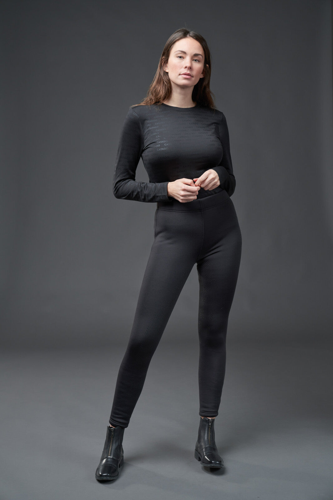 CATAGO Panola teddy riding tights Fullgrip