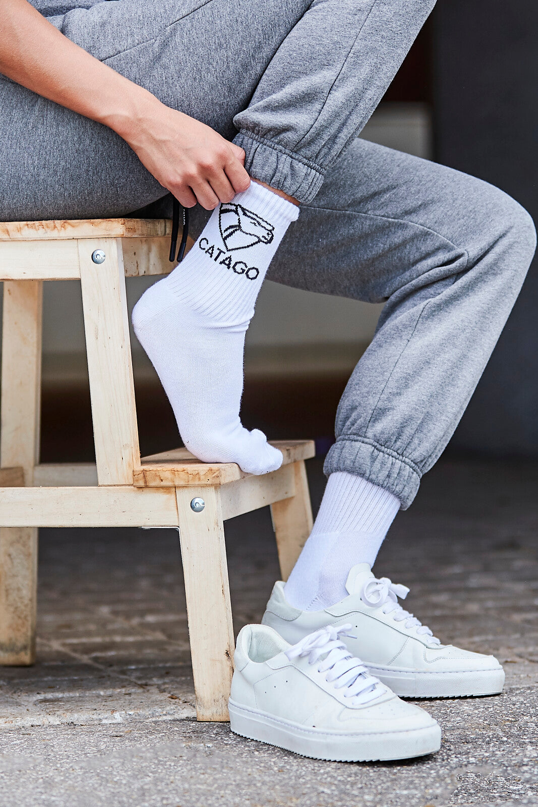 CATAGO Polly logo strømpe