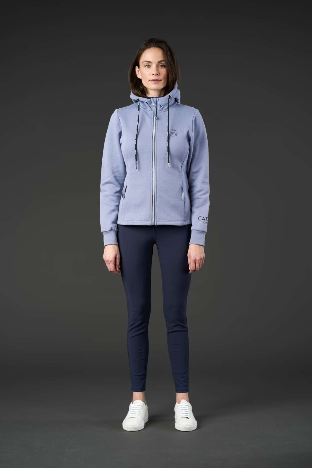 Catago Natalie hoodie med lynlås