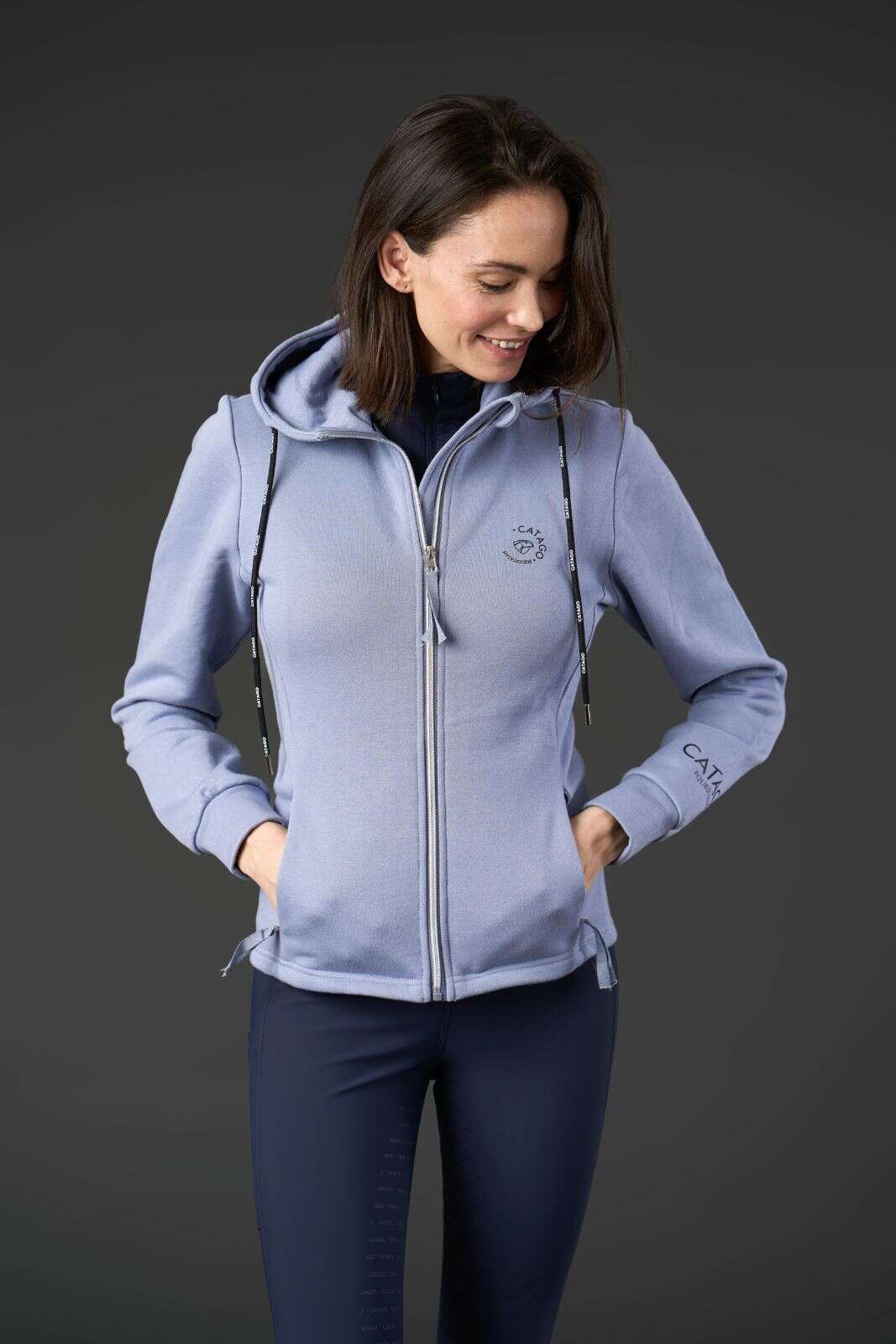 Catago Natalie hoodie med glidelås