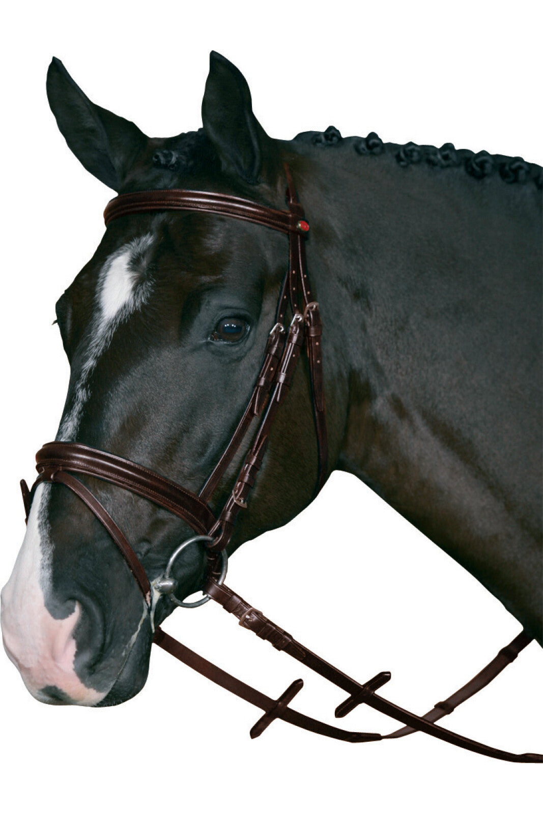 HorseGuard Trense kombineret næsebånd m/supergrip