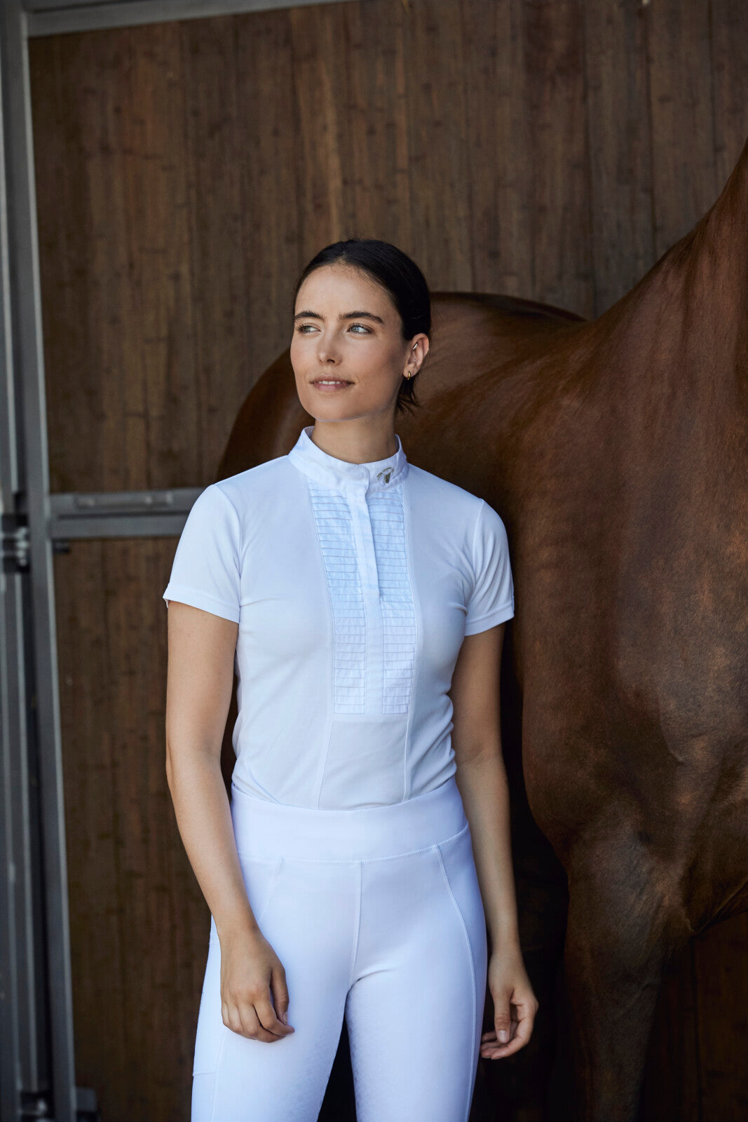 CATAGO Tidy kortârmed showshirt