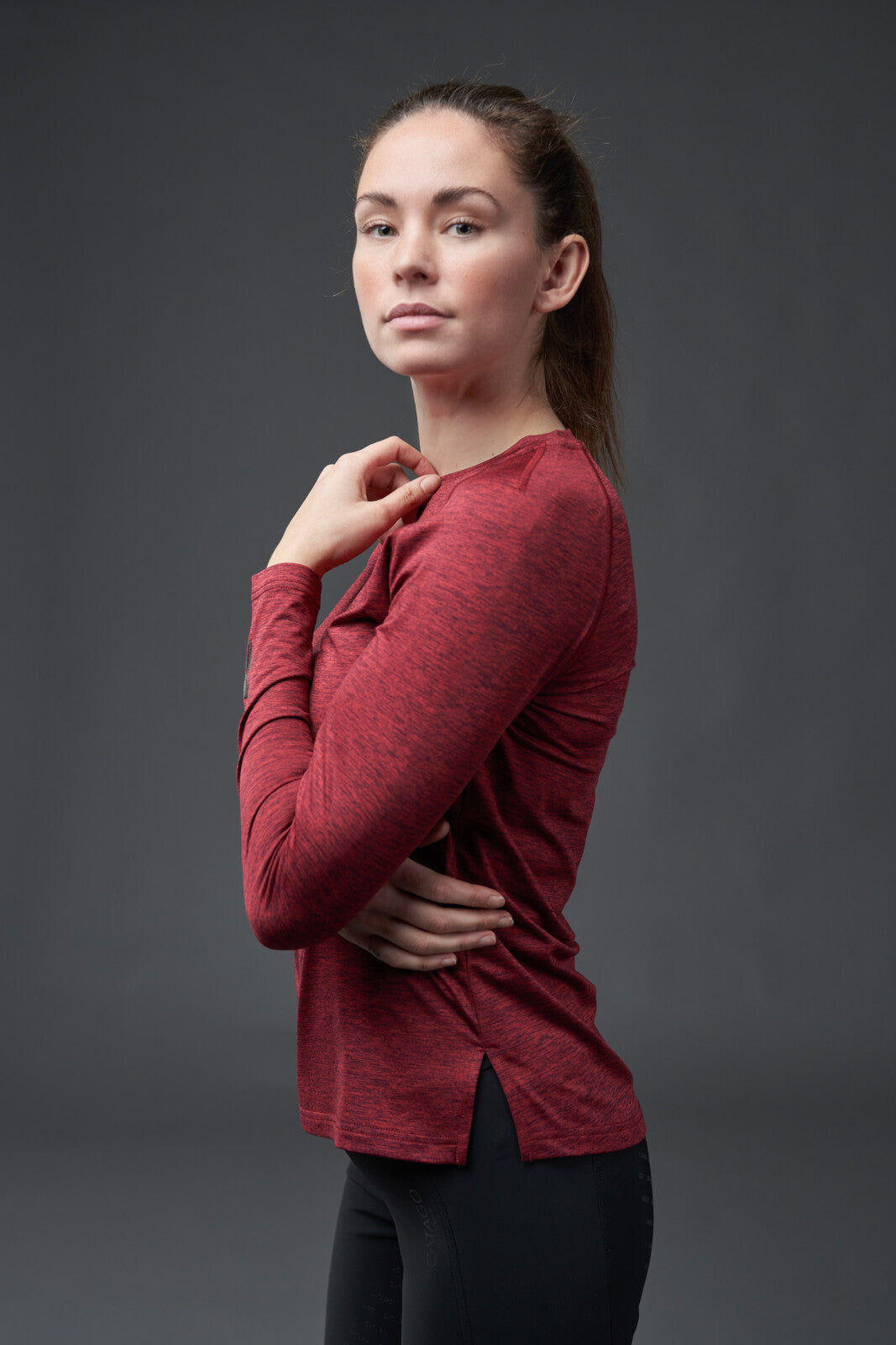 CATAGO Audrey langærmet ridebluse