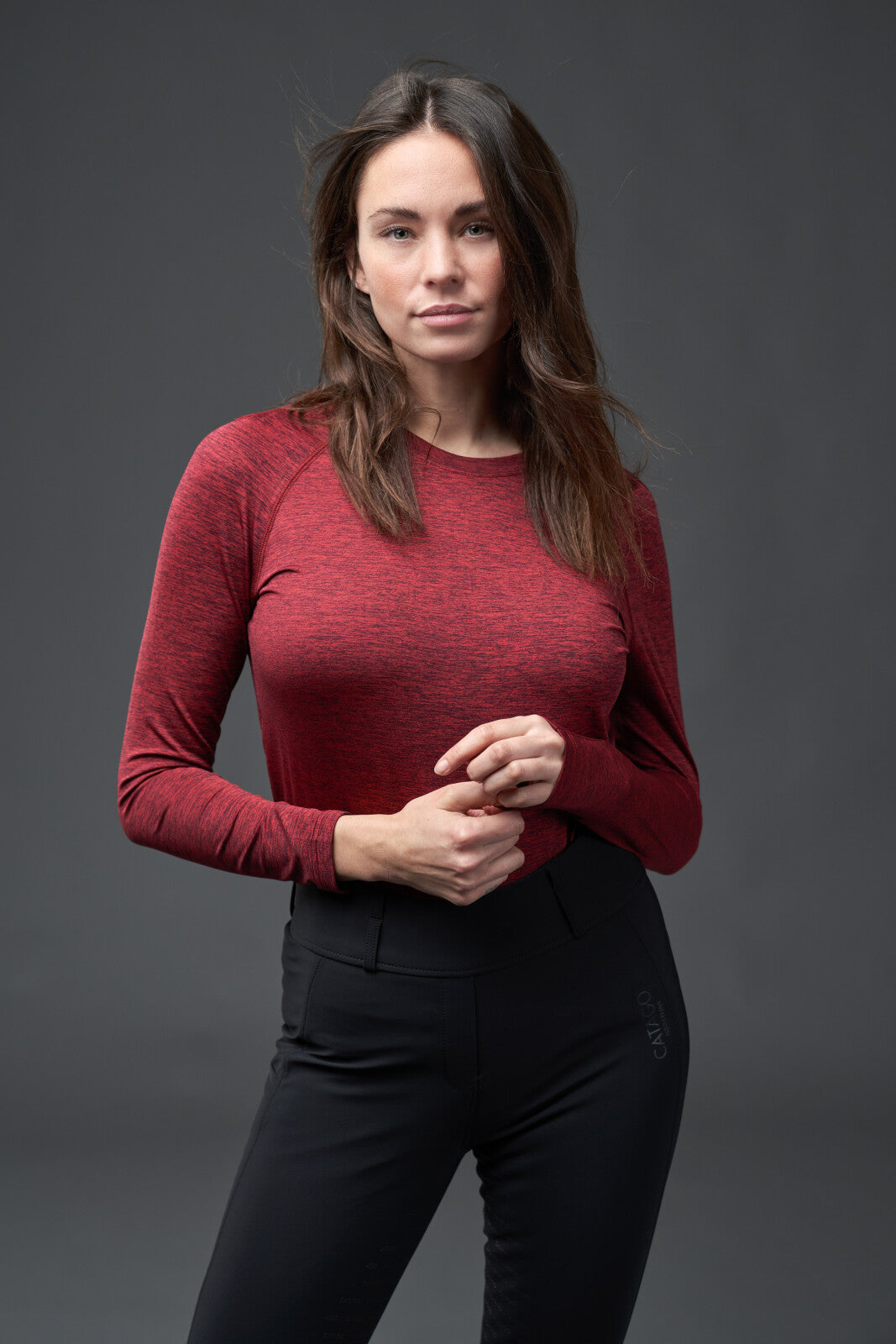 CATAGO Audrey långärmad ridblus