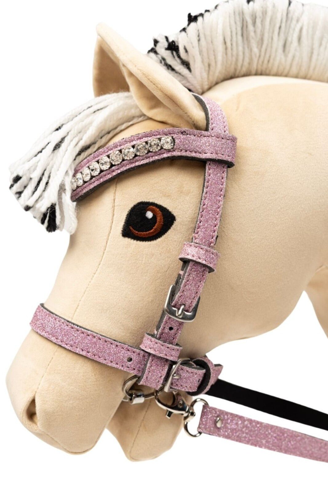 My Hobby Horse Bridle, pink glitter - Unamari