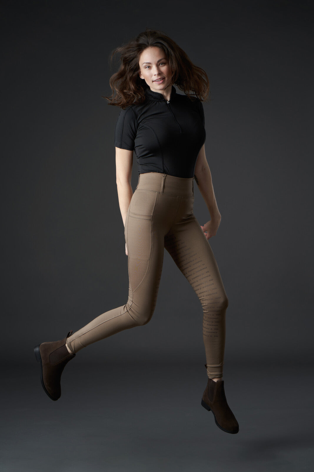 Equipage Kendra ride tights med fullgrip