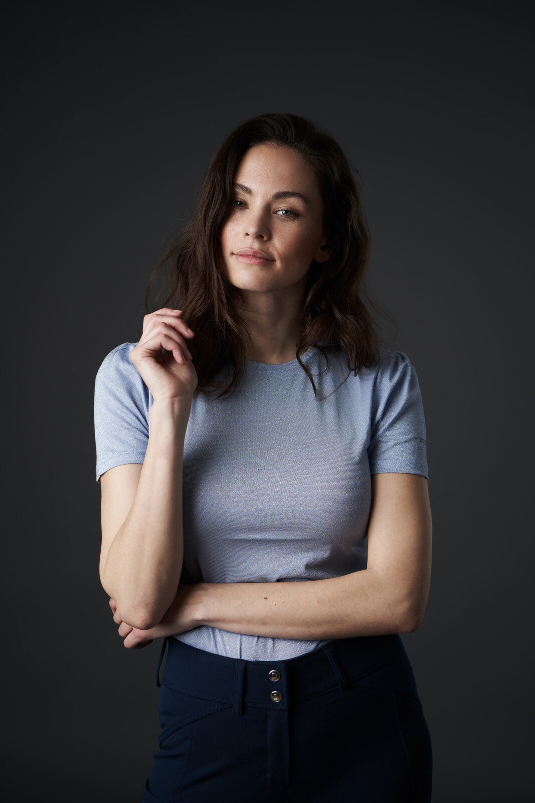 Equipage Mara kortærmet ridebluse