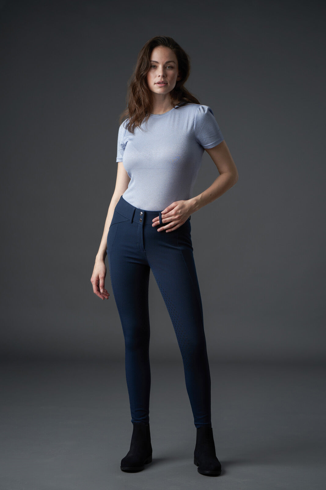 Equipage Mara kortærmet ridebluse