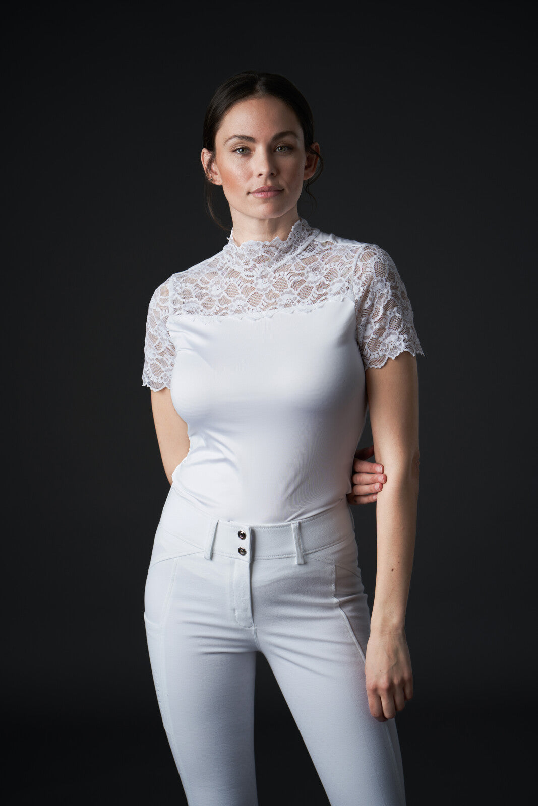 Equipage Malika kortärmad showshirt