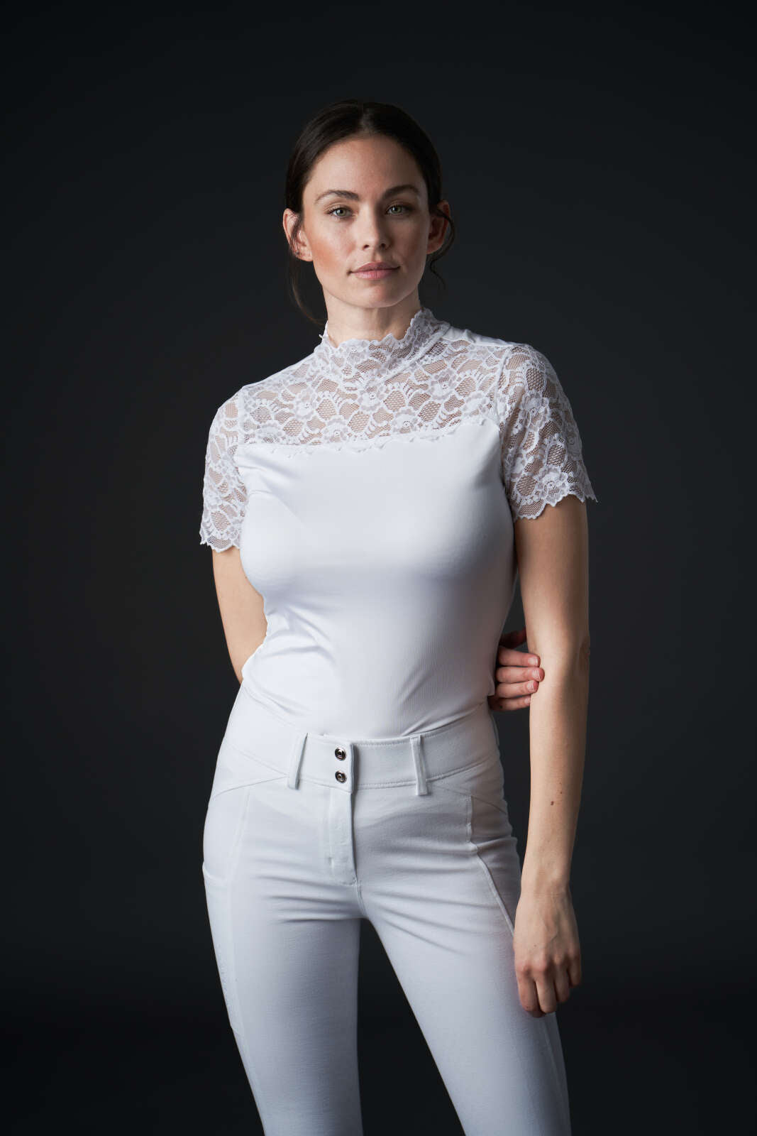 Equipage Malika kortärmad showshirt